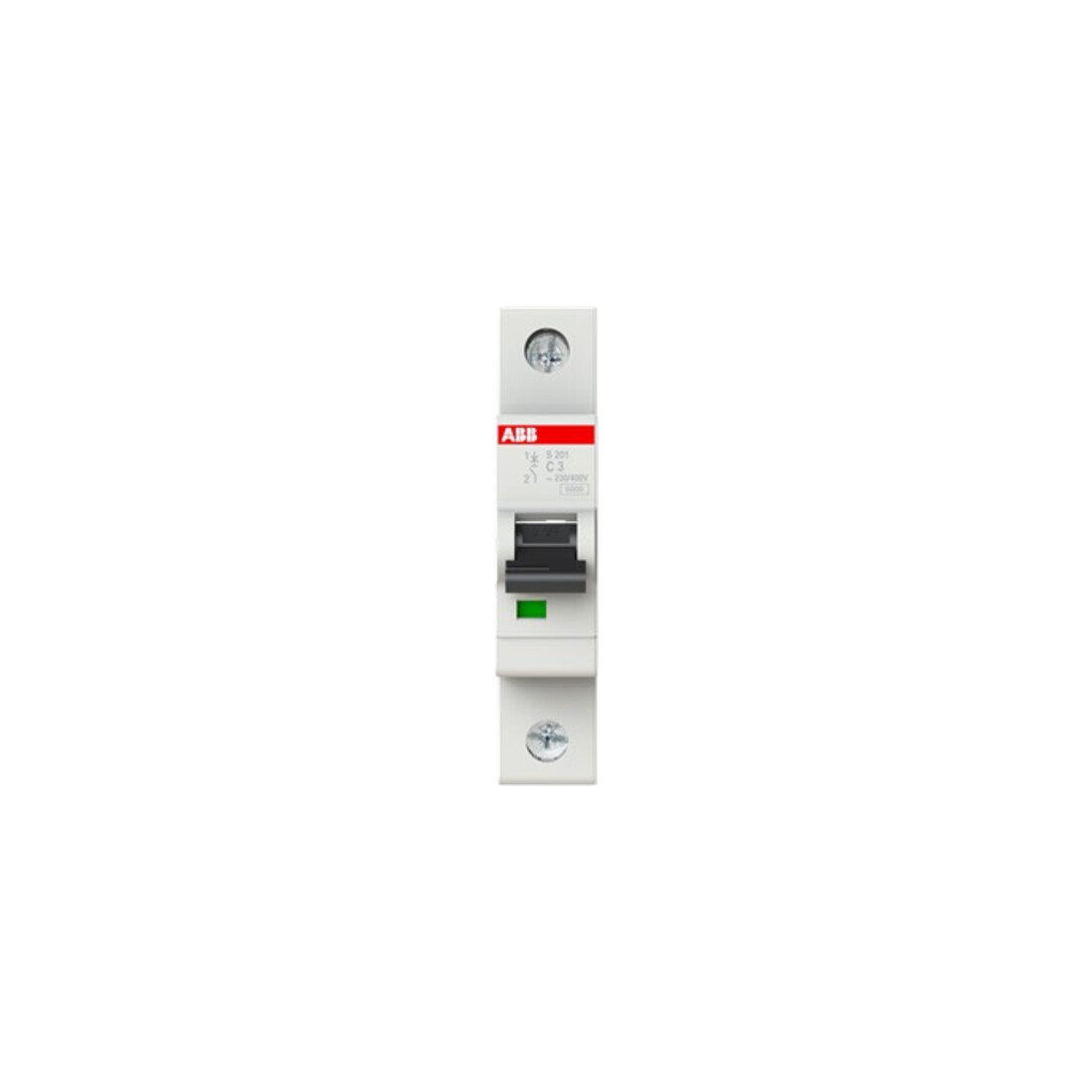 ABB Stotz S&J Disjoncteur 6kA 3A C 1p S201-C3