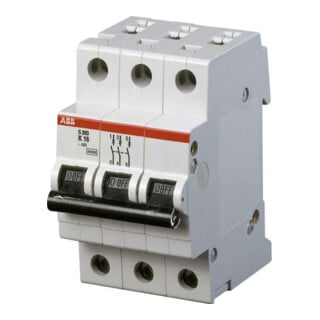 ABB Stotz S&J Disjoncteur D, 6kA, 16A, 3P S203-D16