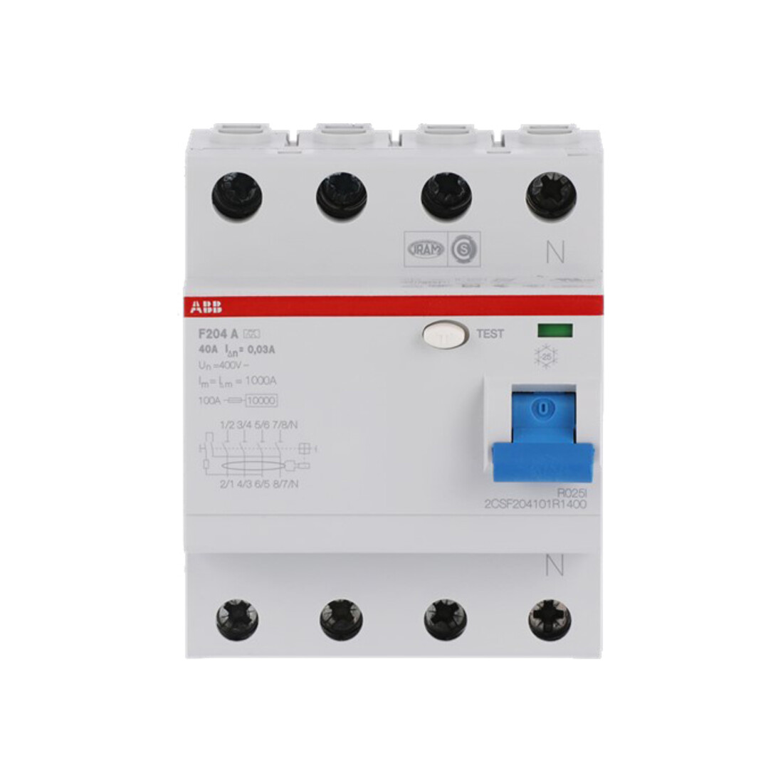ABB Stotz S&J Disjoncteur différentiel pro M Compact F204A-40/0,03