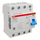 ABB Stotz S&J Disjoncteur différentiel Type B 4P 40A, 30mA, 3kA, 4 modules F204B-40/0,03-4TE