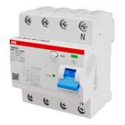 ABB Stotz S&J Disjoncteur différentiel type B 4P 63A, 30mA, 3kA, 4 modules F204B-63/0,03-4TE-1