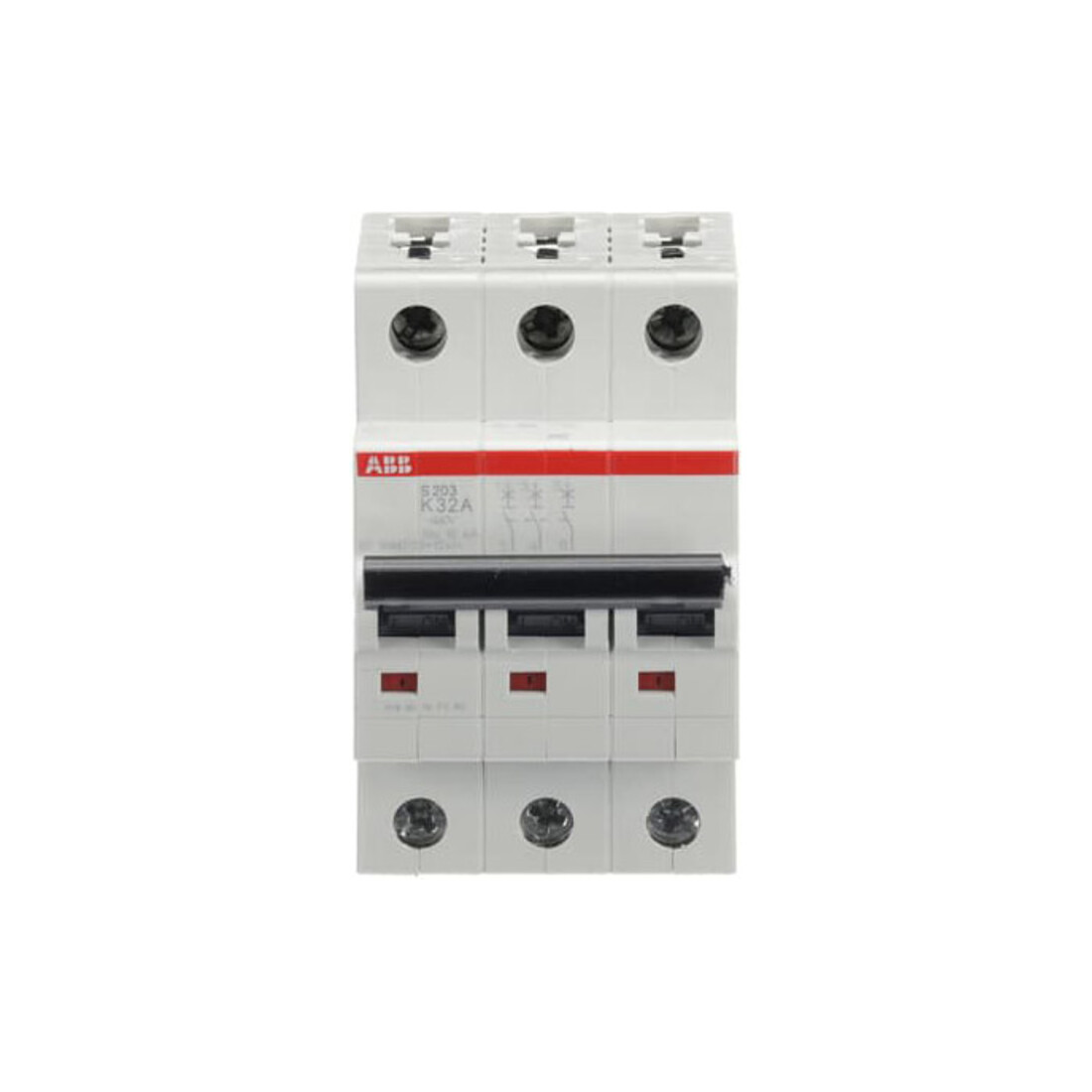 ABB Stotz S&J Disjoncteur K, 6 kA, 32 A, 3P S203-K32