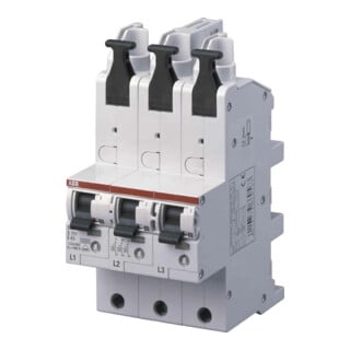 ABB Stotz S&J Disjoncteur principal sans adaptateur rail S751/3-E63