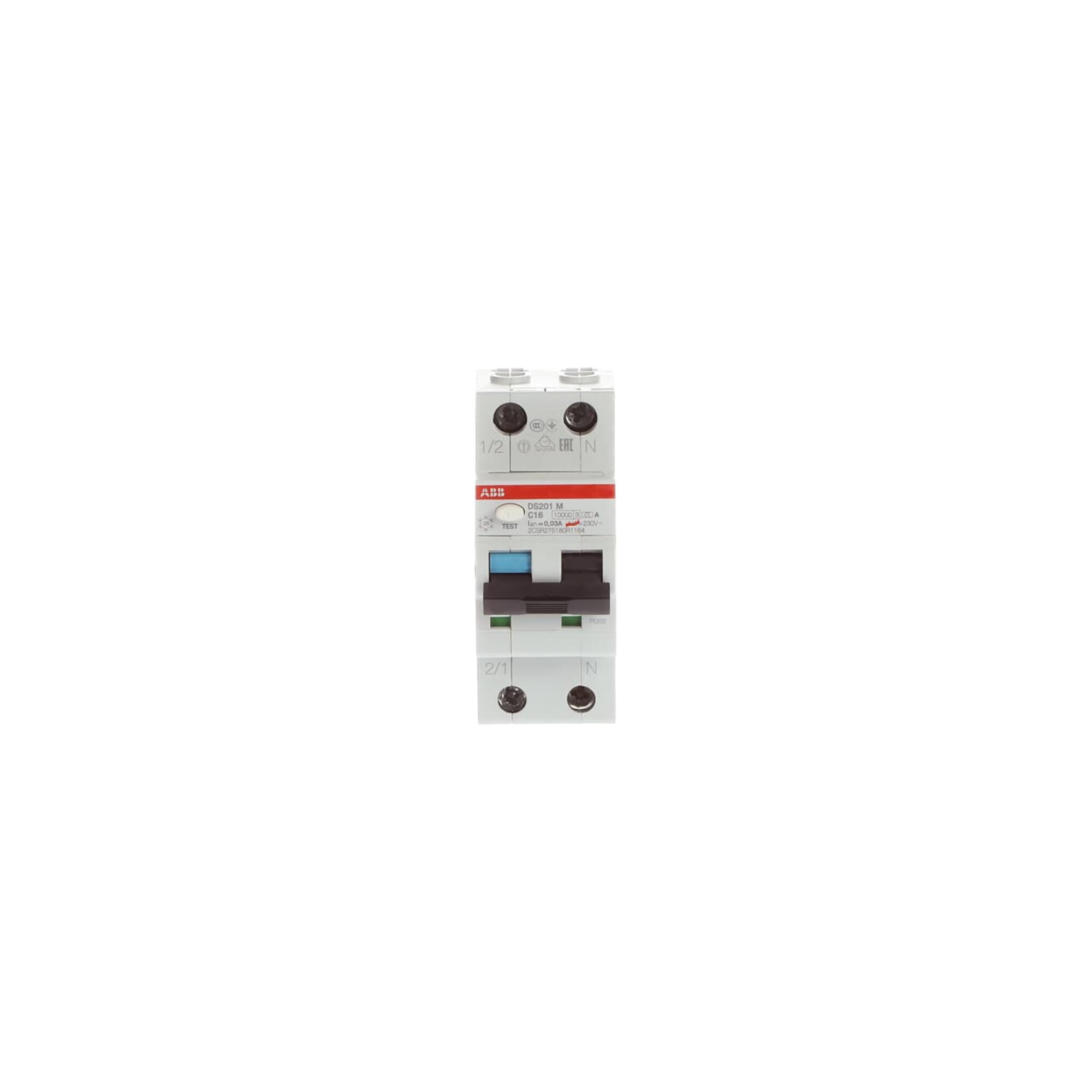 ABB Stotz S&J FI/LS-Schalter 10kA, 1p+N DS201MA-C16/0, 03