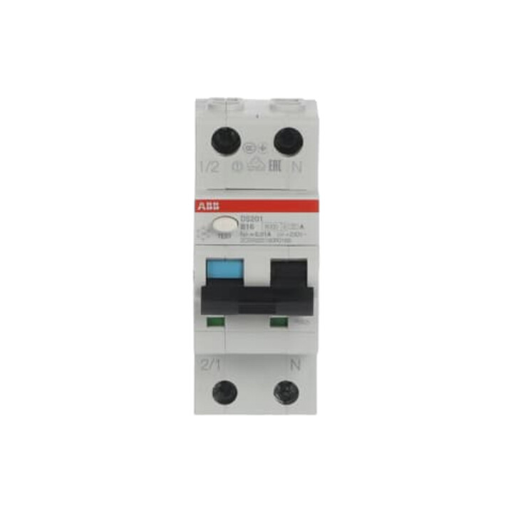 ABB Stotz S&J FI/LS-Schalter 6kA, 1p+N DS201A-B16/0, 01