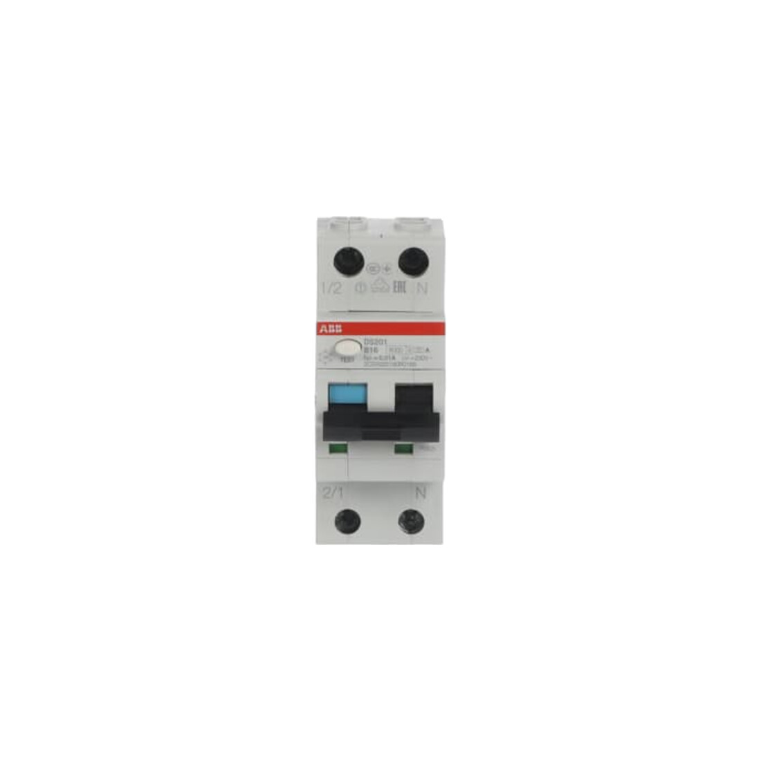 ABB Stotz S&J FI/LS-Schalter 6kA, 1p+N DS201A-B16/0, 01