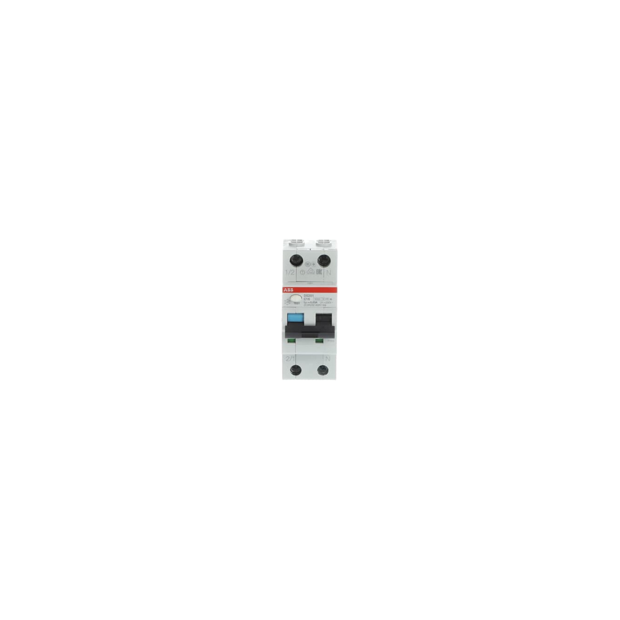 ABB Stotz S&J FI/LS-Schalter 6kA, 1p+N DS201A-C16/0,03