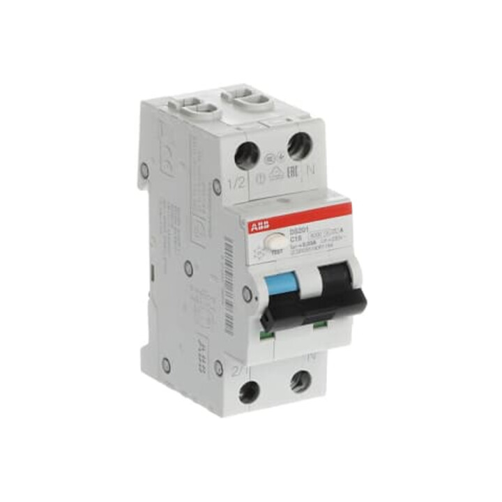 ABB Stotz S&J FI/LS-Schalter 6kA, 1p+N DS201A-C16/0,03