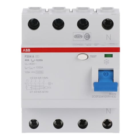 ABB Stotz S&J FI-Schutzschalter pro M Compact F204A-40/0, 03