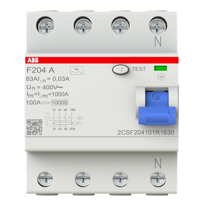 ABB Stotz S&J FI-Schutzschalter pro M Compact F204A-63/0, 03