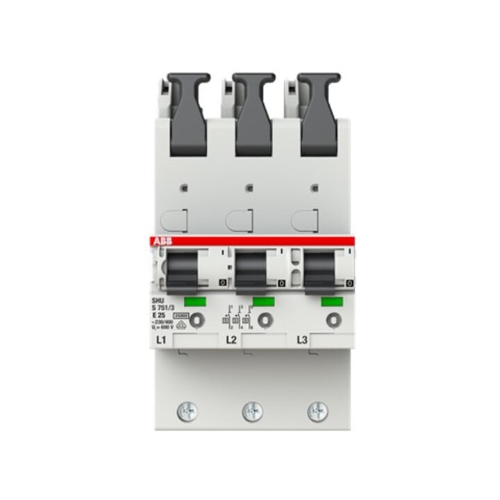 ABB Stotz S&J Hauptsicherungsautomat m.Schienenadapter S751/3-E25