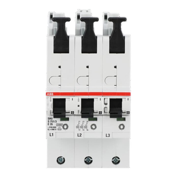 ABB Stotz S&J Hauptsicherungsautomat o.Schienenadapter S751/3-E35
