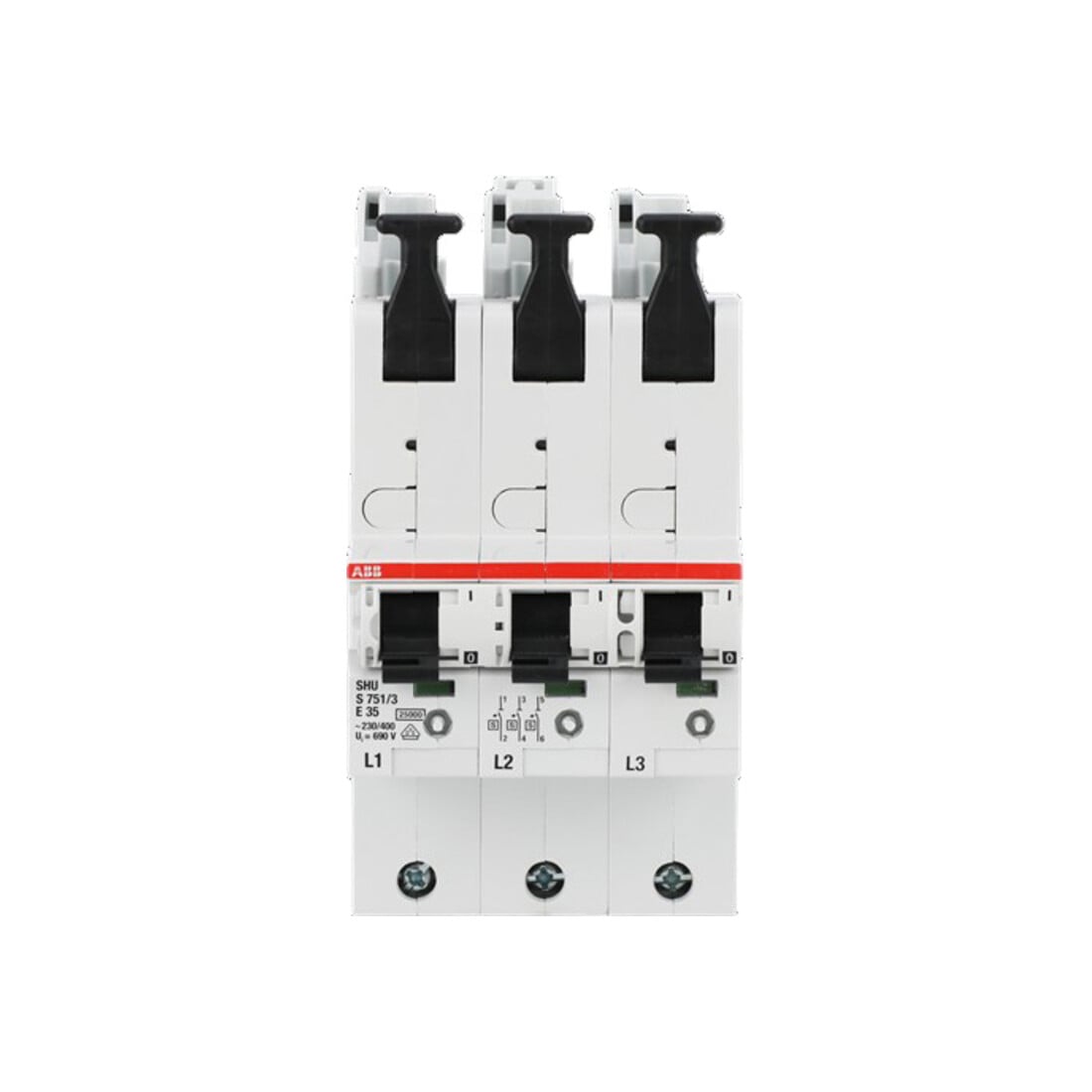 ABB Stotz S&J Hauptsicherungsautomat o.Schienenadapter S751/3-E35