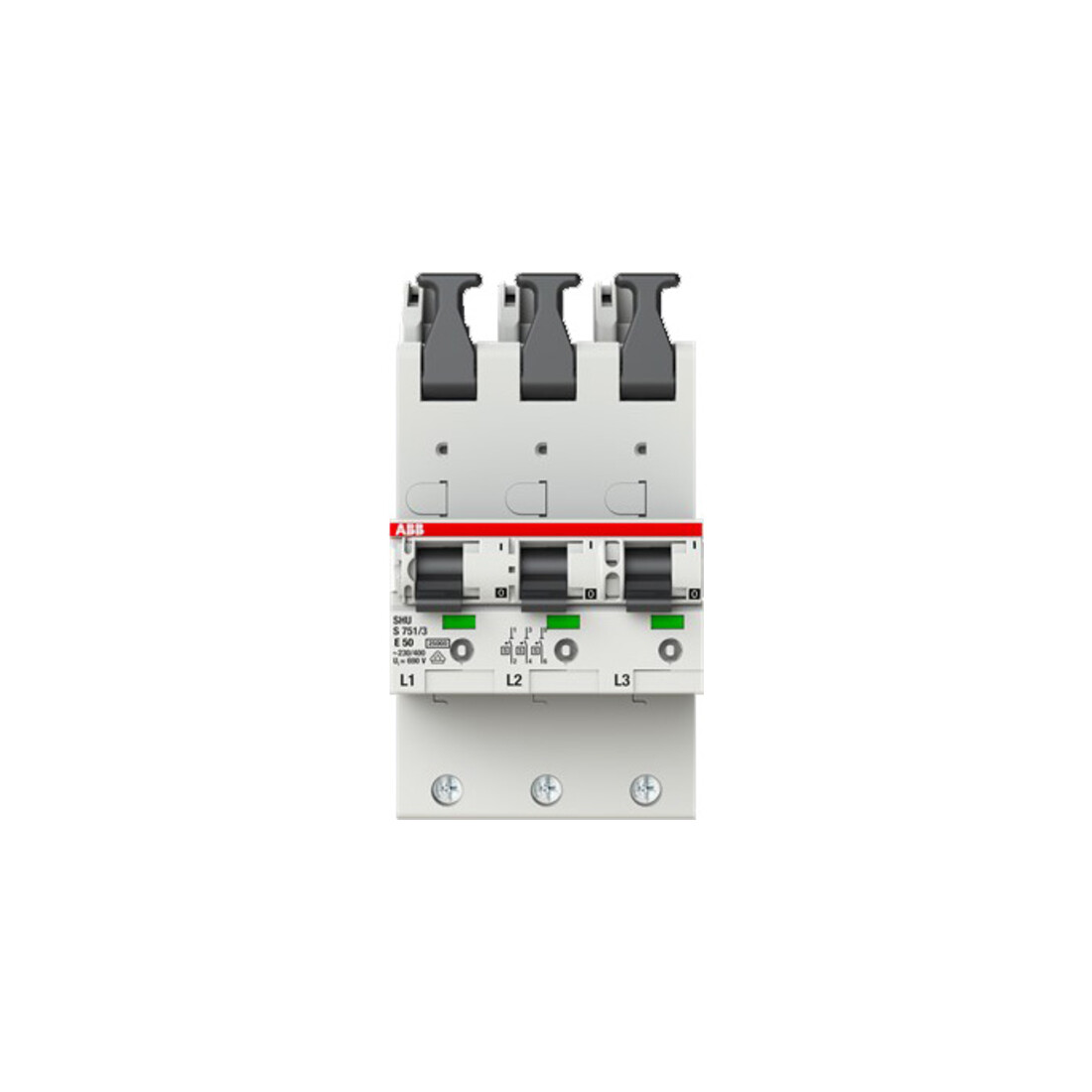 ABB Stotz S&J Hauptsicherungsautomat o.Schienenadapter S751/3-E50