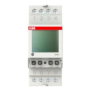 ABB Stotz S&J Horloge programmable hebdomadaire 2 canaux Bluetooth DW2