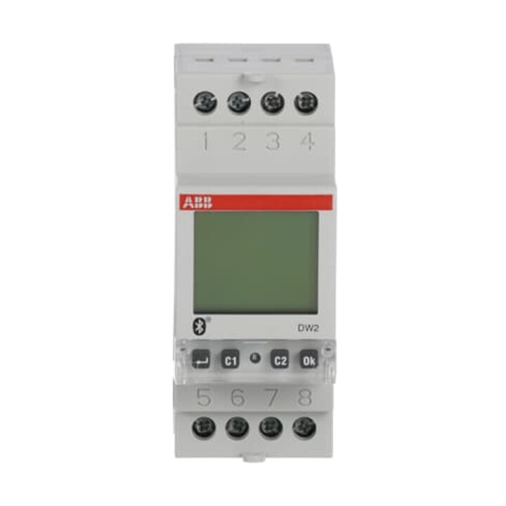 ABB Stotz S&J Horloge programmable hebdomadaire 2 canaux Bluetooth DW2