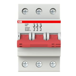 ABB Stotz S&J Interrupteur encastrable 400V, 63A E203/63G
