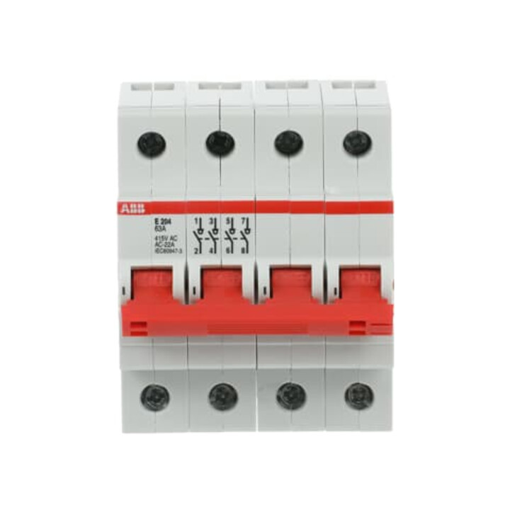 ABB Stotz S&J Interrupteur encastrable 400V, 63A E204/63R