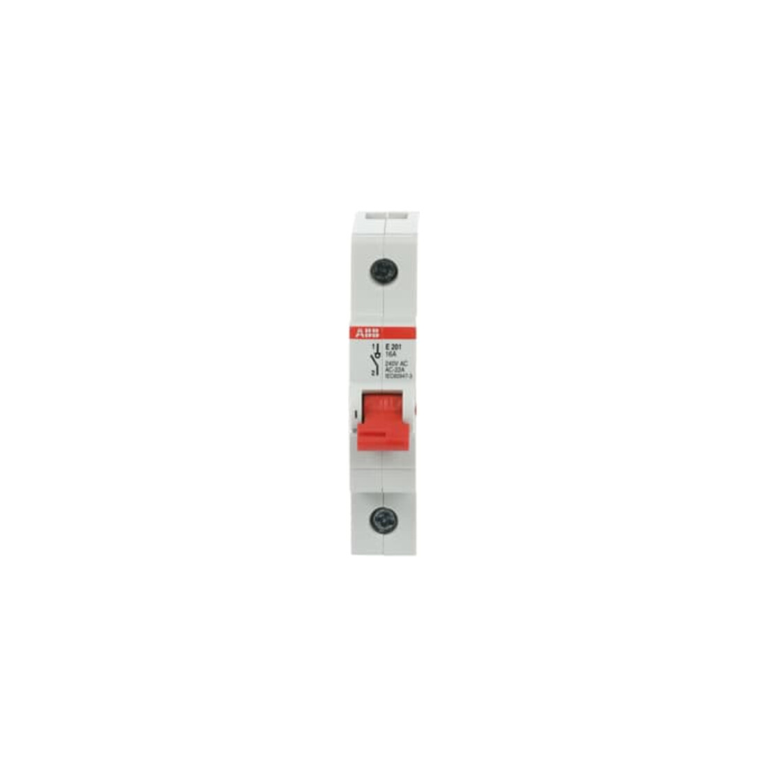 ABB Stotz S&J Interrupteur sectionneur 1 pôle, 16A E201/16R