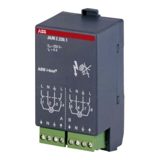 ABB Stotz S&J Module actionneur de volet roulant 230V AC JA/M2.230.1