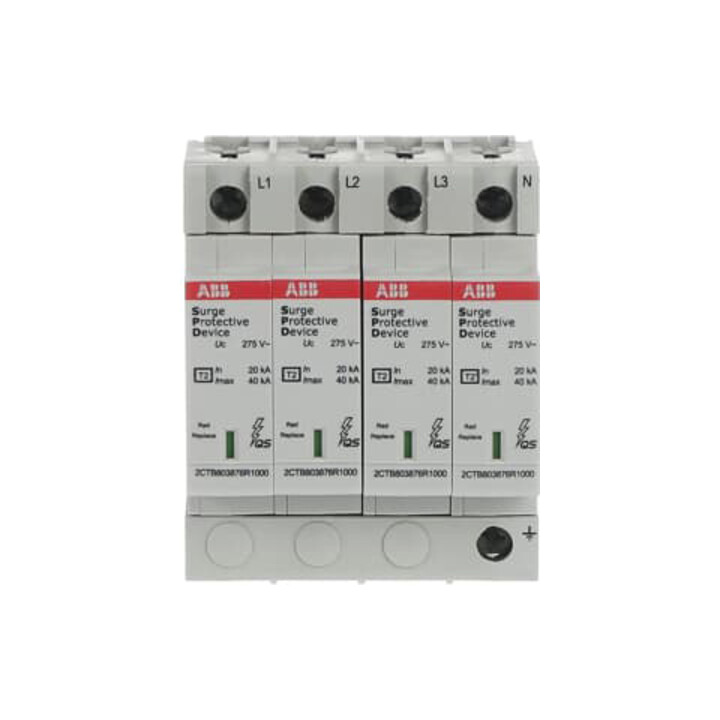 ABB Stotz S&J Parafoudre Type 2 TN-S 4P 40kA OVRT24L40-275PQ