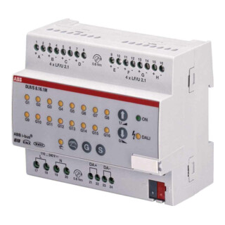 ABB Stotz S&J Régulateur d’éclairage DALI 8 canaux REG DLR/S8.16.1M