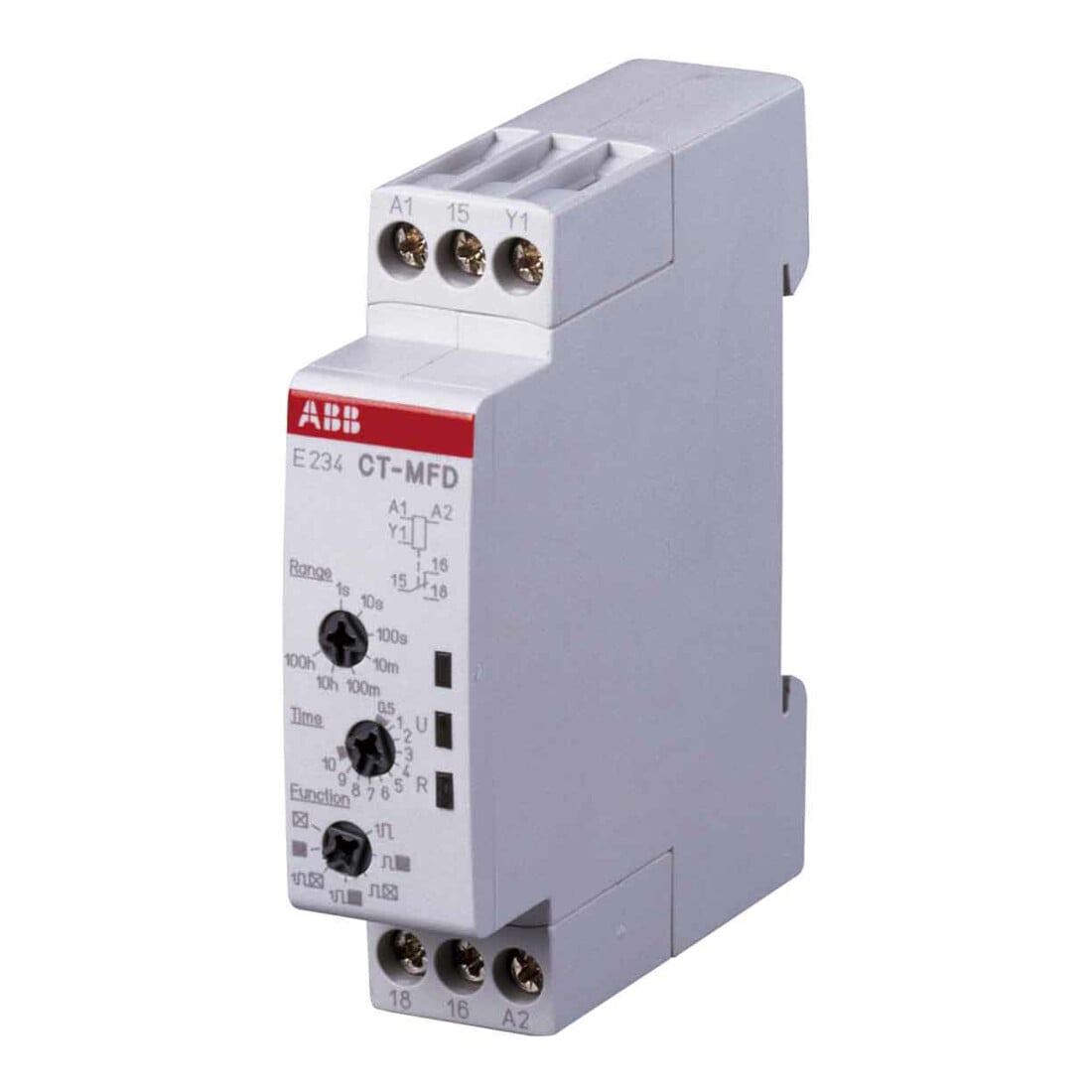 ABB Stotz S&J Relais temporisé 24-240VAC CT-ERD.12