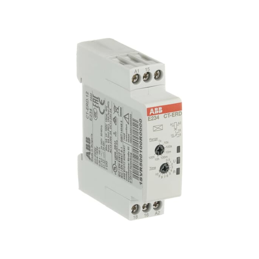 ABB Stotz S&J Relais temporisé 24-240VAC CT-ERD.12