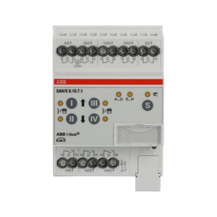 ABB Stotz S&J Schalt-/Jalousieaktor 8fach 10A, REG SAH/S8.10.7.1