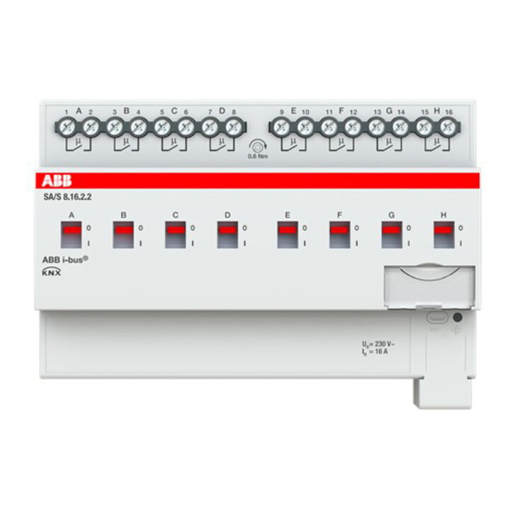 ABB Stotz S&J Schaltaktor 8fach, 16A, REG SA/S8.16.2.2