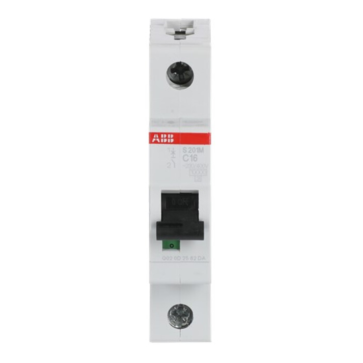 ABB Stotz S&J Sicherungsautomat 10kA 16A C 1p S201M-C16