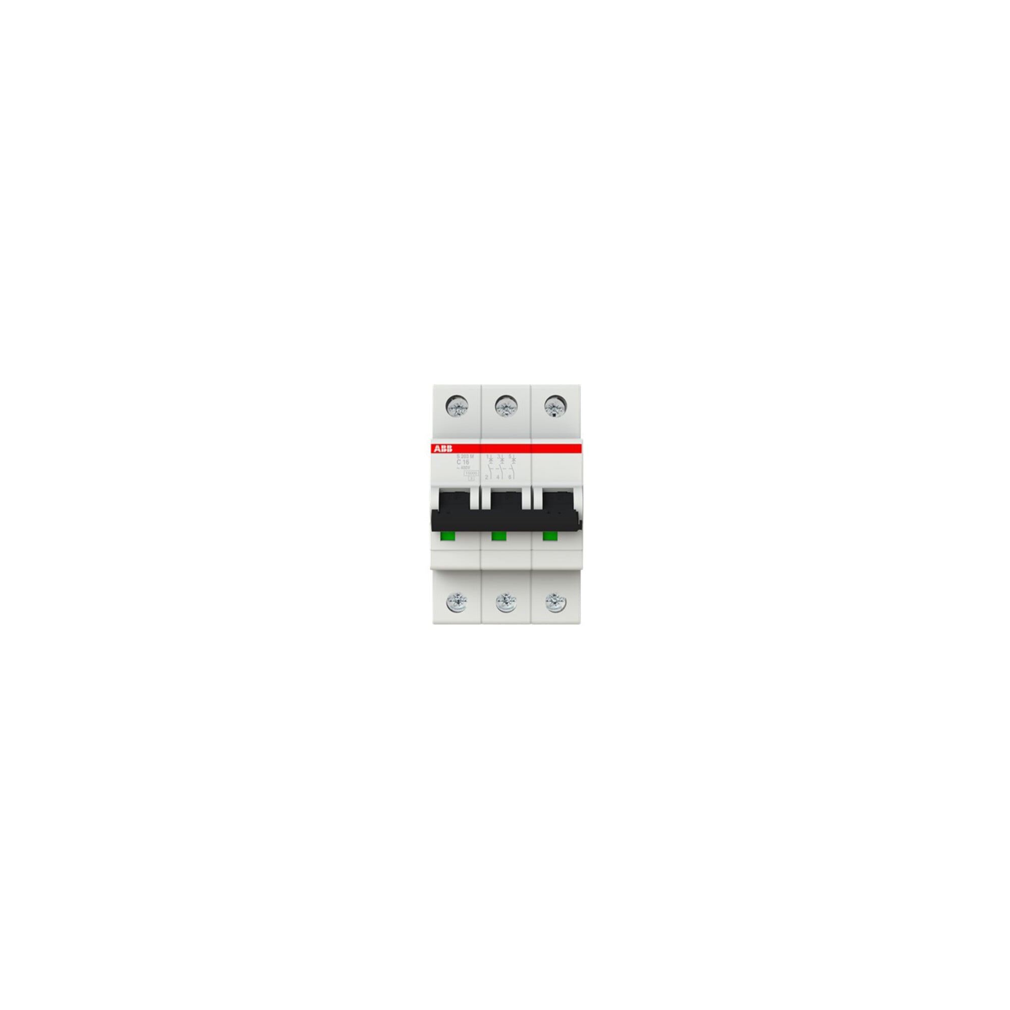 ABB Stotz S&J Sicherungsautomat 10kA 16A C 3p S203M-C16
