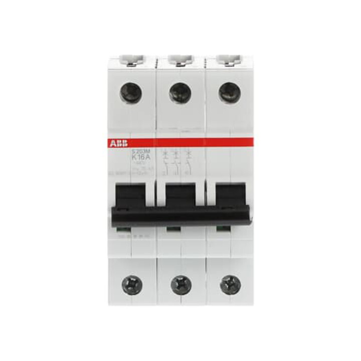 ABB Stotz S&J Sicherungsautomat 10kA 16A K 3p S203M-K16