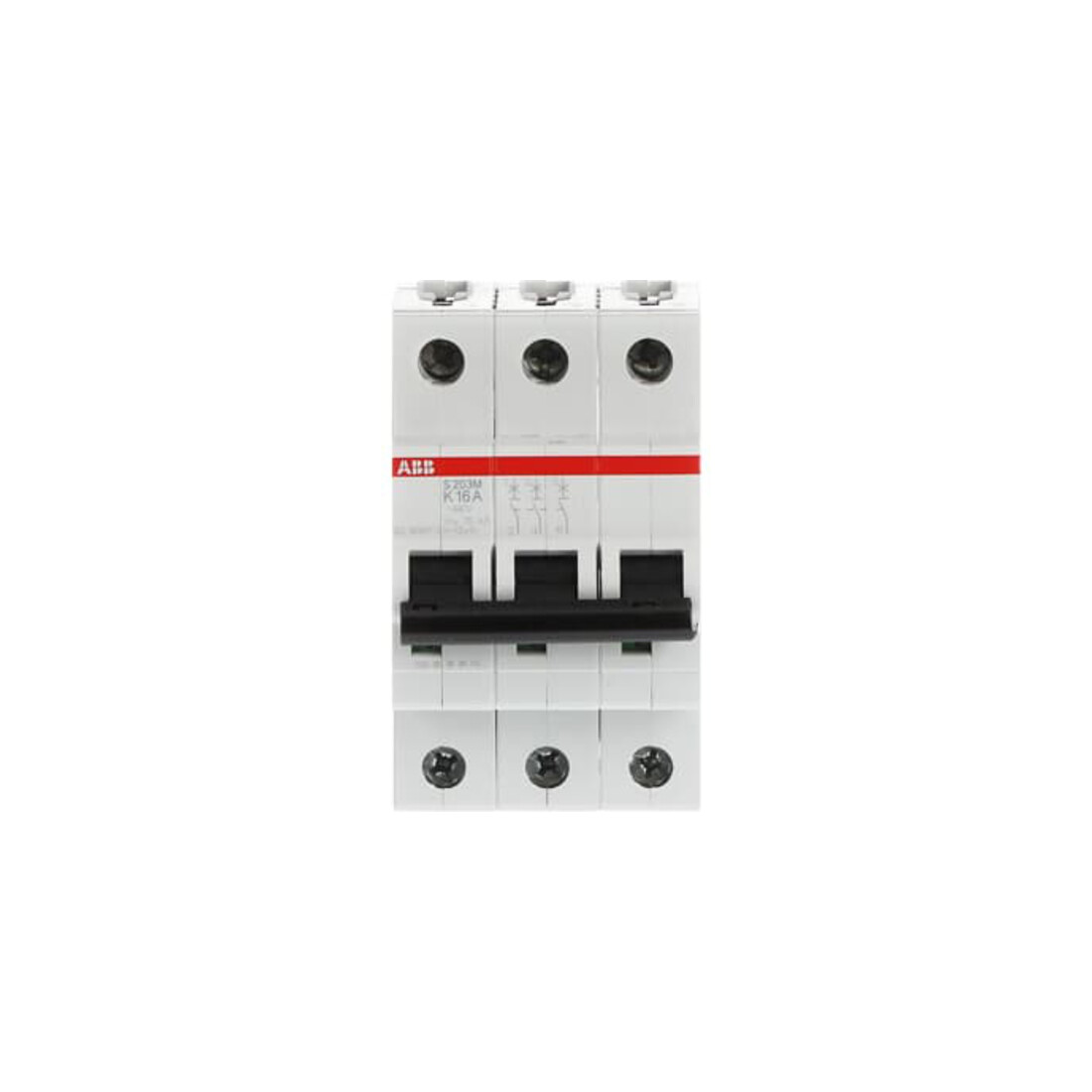 ABB Stotz S&J Sicherungsautomat 10kA 16A K 3p S203M-K16