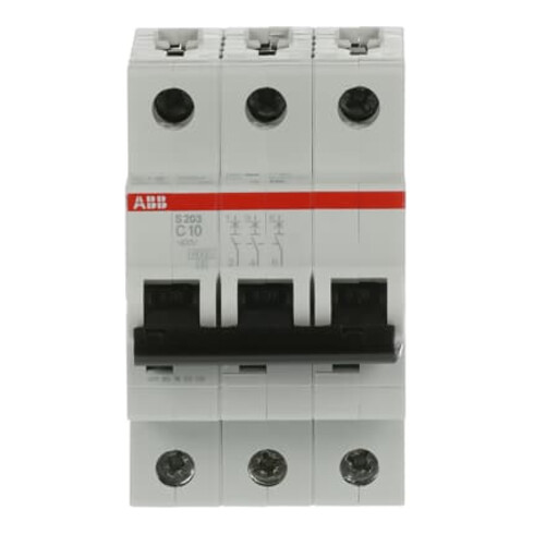 ABB Stotz S&J Sicherungsautomat 6kA 10A C 3p S203-C10