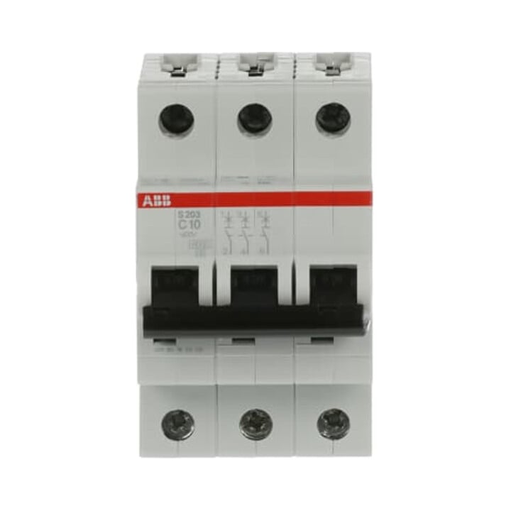 ABB Stotz S&J Sicherungsautomat 6kA 10A C 3p S203-C10