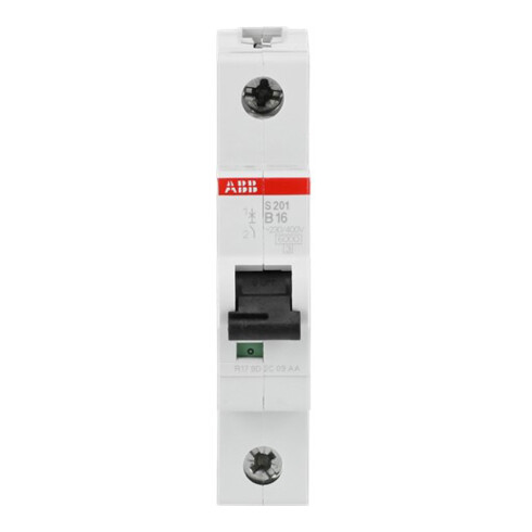 ABB Stotz S&J Sicherungsautomat 6kA 16A B 1p f.ZE S201-B16