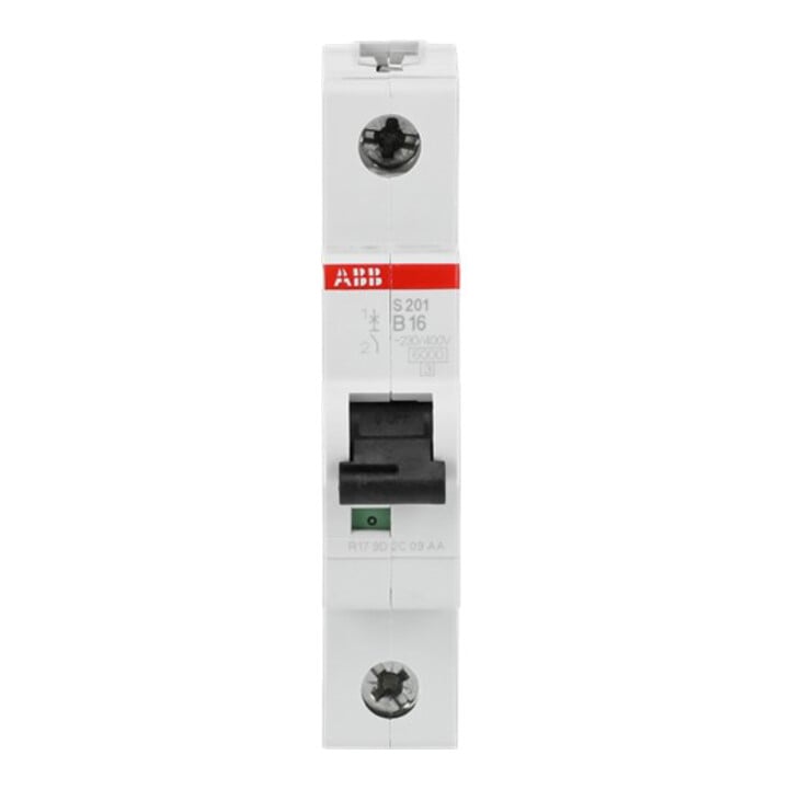 ABB Stotz S&J Sicherungsautomat 6kA 16A B 1p f.ZE S201-B16
