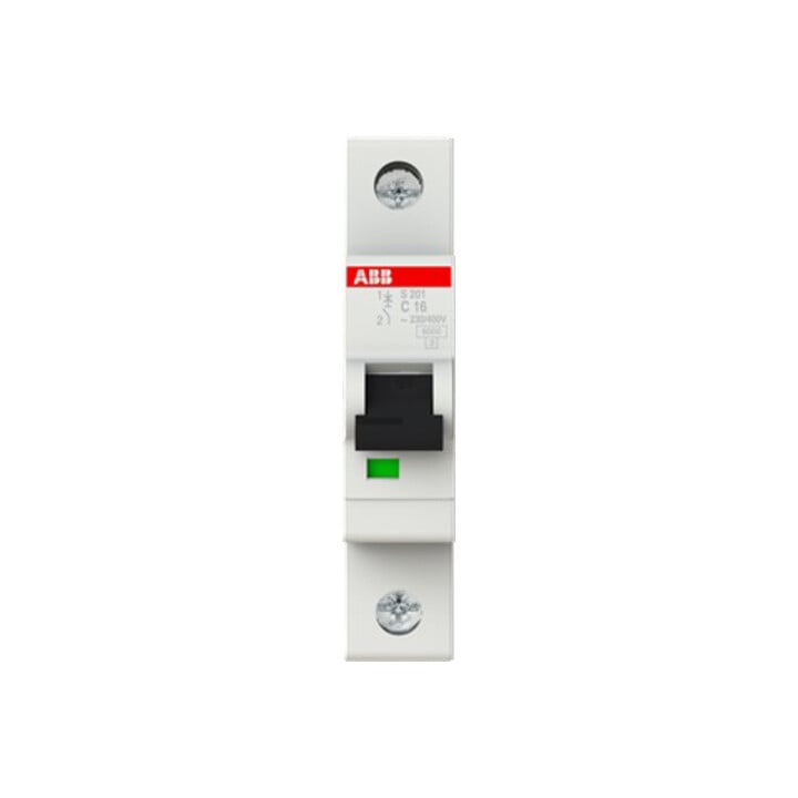 ABB Stotz S&J Sicherungsautomat 6kA 16A C 1p S201-C16