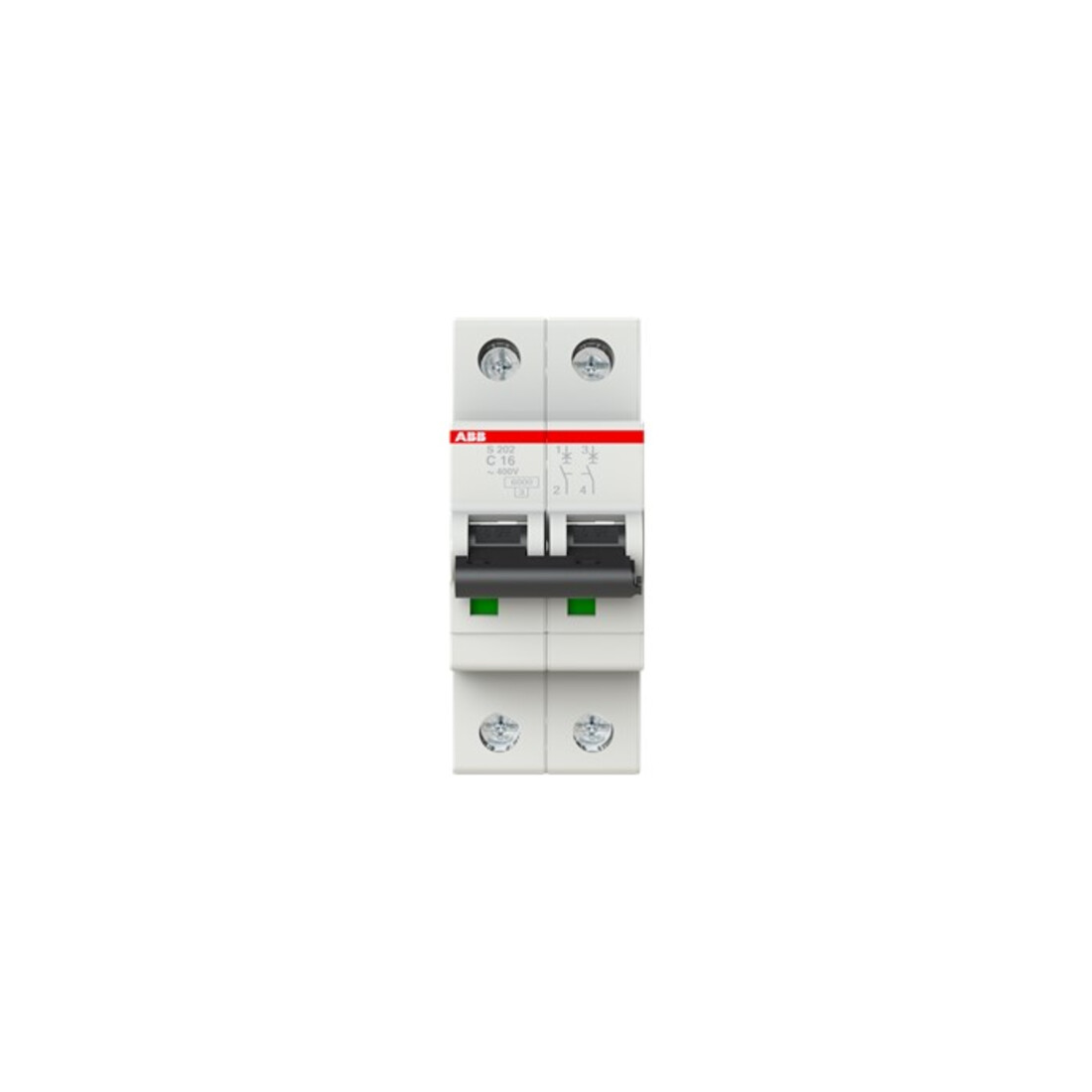 ABB Stotz S&J Sicherungsautomat 6kA 16A C 2p S202-C16