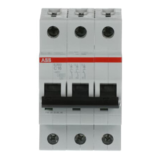 ABB Stotz S&J Sicherungsautomat 6kA 16A C 3p S203-C16