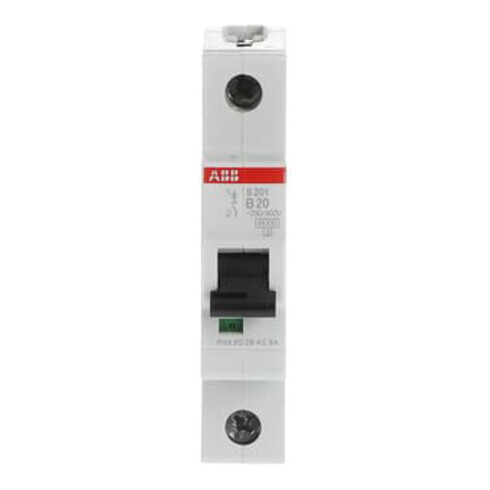 ABB Stotz S&J Sicherungsautomat 6kA 20A B 1p S201-B20