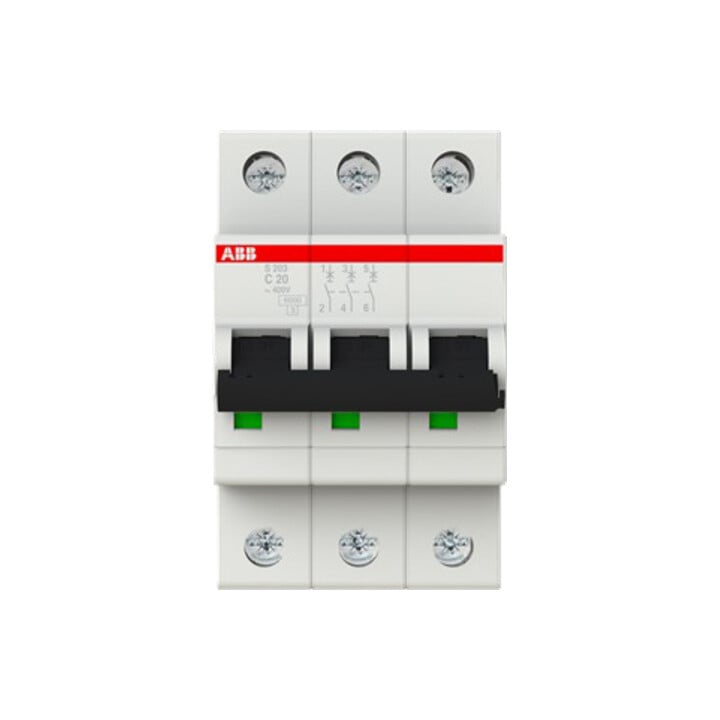 ABB Stotz S&J Sicherungsautomat 6kA 20A C 3p S203-C20