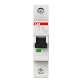 ABB Stotz S&J Sicherungsautomat 6kA 2A C 1p S201-C2
