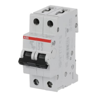 ABB Stotz S&J Sicherungsautomat 6kA 2A C 2p S202-C2