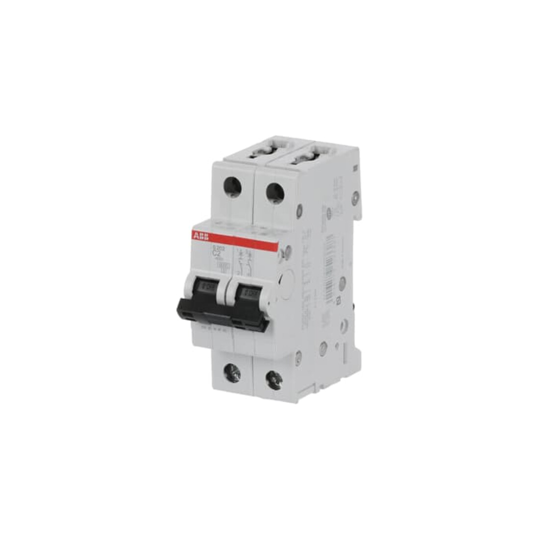 ABB Stotz S&J Sicherungsautomat 6kA 2A C 2p S202-C2