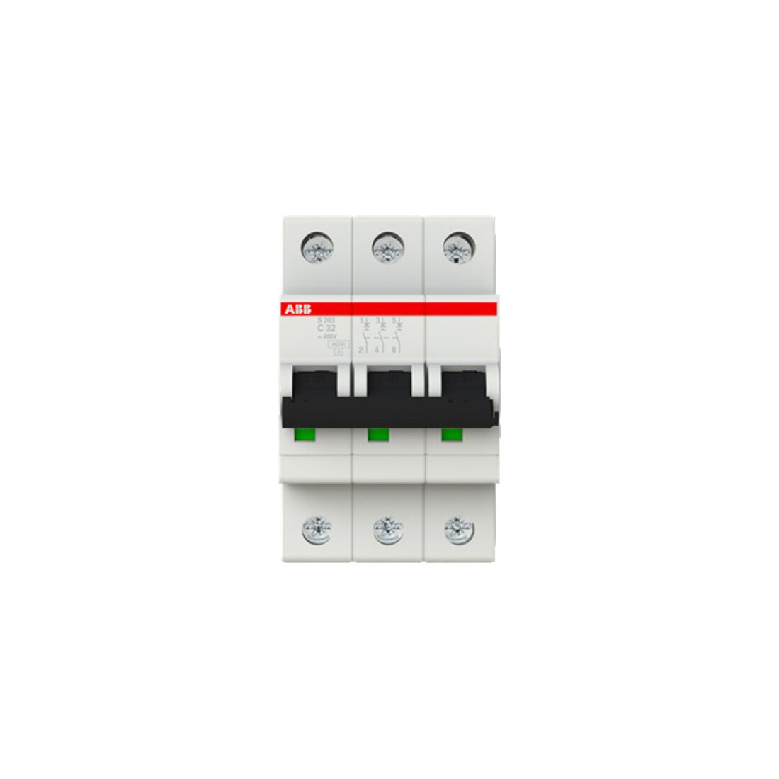 ABB Stotz S&J Sicherungsautomat 6kA 32A C 3p S203-C32