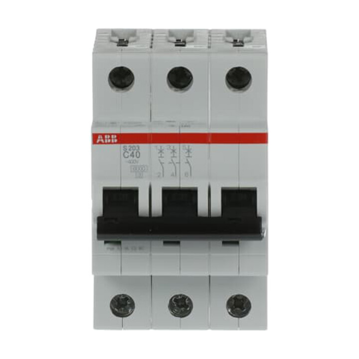 ABB Stotz S&J Sicherungsautomat 6kA 40A C 3p S203-C40