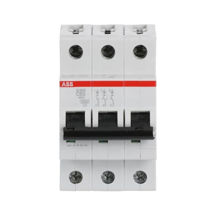 ABB Stotz S&J Sicherungsautomat 6kA 50A C 3p S203-C50