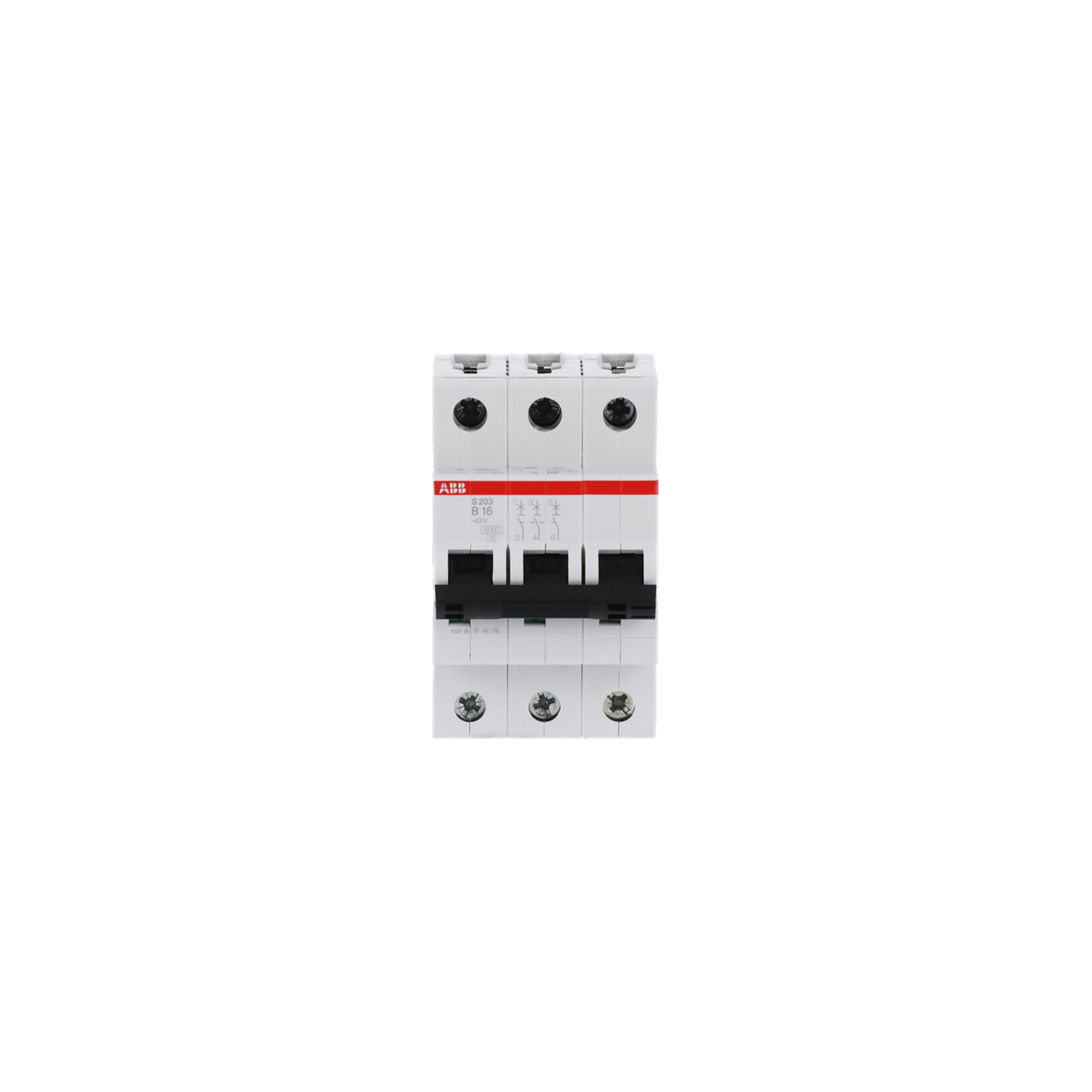 ABB Stotz S&J Sicherungsautomat B,6kA,16A,3P S203-B16